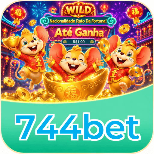 744bet Logo - Bônus com Rollover Justo